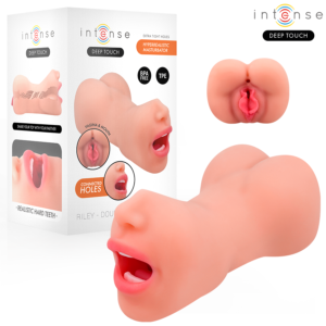 INTENSE DEEP TOUCH – MASTURBADOR RILEY COM DUPLA BOCA E VAGINA
