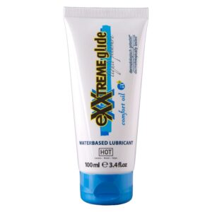 HOT – EXXTREME GLIDE LUBRIFICANTE À BASE DE ÁGUA + ÓLEO CONFORT A+ 100 ML