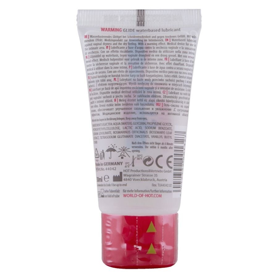 HOT - LUBRIFICANTE À BASE DE ÁGUA COM AQUECIMENTO E DESLIZAMENTO 30 ML - Image 2