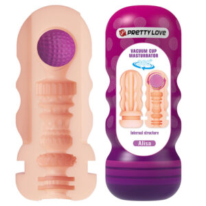 PRETTY LOVE – MASTURBADOR VAGINAL COM VENTOSA E TEXTURAS INTERNAS