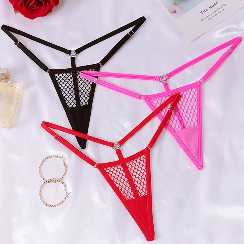 CHILIROSE - CR 4856 MICRO TANGA MALHA VERMELHA L/XL - Image 6