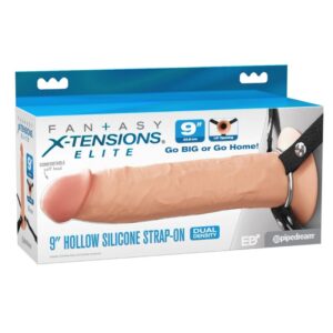 FANTASY X-TENSIONS – ELITE REALISTIC HOLLOW STRAP-ON 24.1 CM