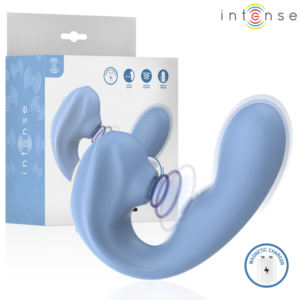 INTENSE – GINA – ESTIMULADOR CLITORIAL MULTIFUNCIONAL AZUL