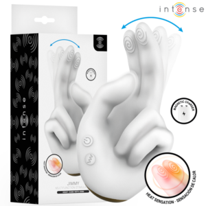 INTENSE – JIMMY ESTIMULADOR MULTIFUNCIONAL EM FORMATO DE MÃO COM VIBRAÇÃO E CALOR