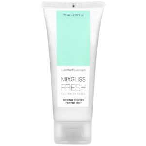 MIXGLISS – LUBRIFICANTE BASE DE GUA EFEITO FRIO SABOR MENTA 70 ML
