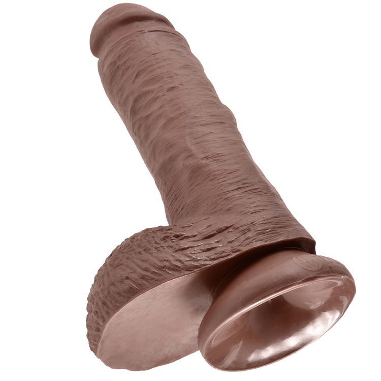 KING COCK - 8" PENE REALÍSTICO MARRÓN 20.3 CM - Image 5