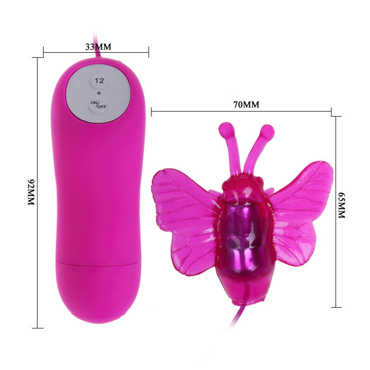 BAILE - VIBRADOR ESTIMULADOR DE BORBOLETA SECRETO PRETTY LOVE 12V - Image 5