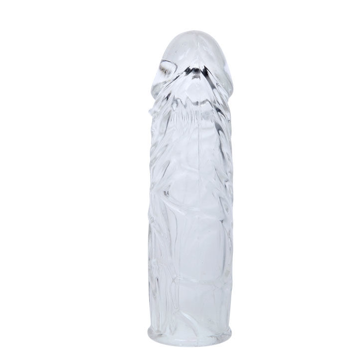 BAILE - CAPA PARA PÉNIS SILICONE TRANSPARENTE 13 CM - Image 3