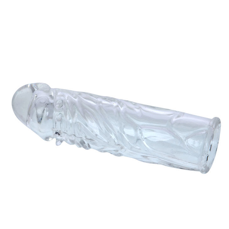 BAILE - CAPA PARA PÉNIS SILICONE TRANSPARENTE 13 CM - Image 5