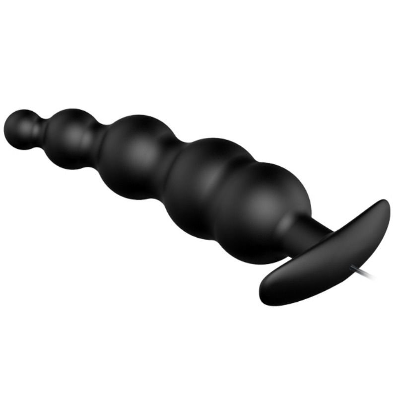 PRETTY LOVE - PLUG ANAL ESTIMULAO EXTRA DE SILICONE E 12 MODOS DE VIBRAO PRETO - Image 3