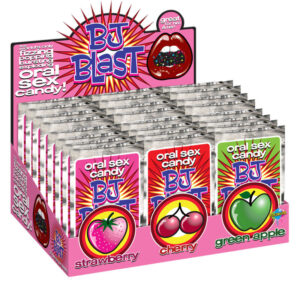 PIPEDREAM – BJ BLAST MORANGO/CEREJA E MAÇÃ VERDE – EXPOSITOR – 36 UNIDADES