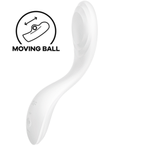SATISFYER – VIBRADOR RRROLLING PLEASURE GSPOT BRANCO