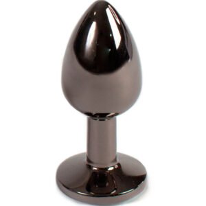 SECRETPLAY – PLUG ANAL DE GUNMETAL TAMANHO PEQUENO 7 CM