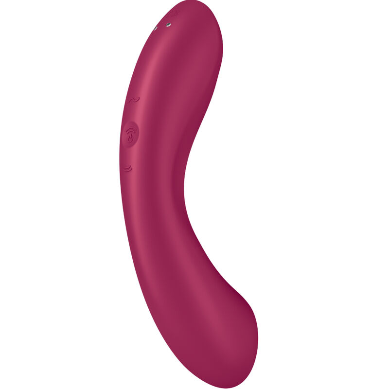 SATISFYER - CURVE TRINITY 1 AIR PULSE VIBRATION VERMELHO - Image 5
