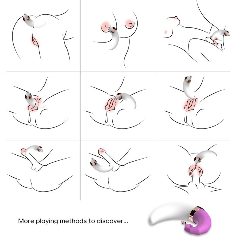 ARMONY - SWEETMOON CLITORIS E VENTOSA PARA PONTO G ROSA - Image 4