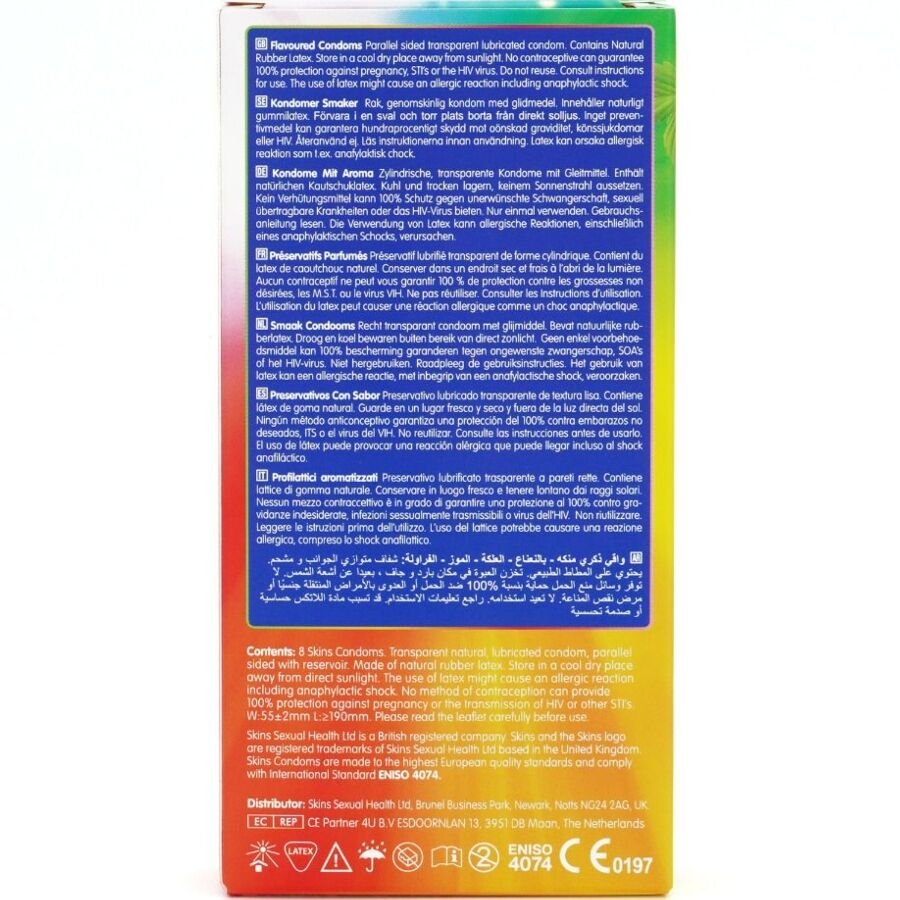 SKINS - PRESERVATIVOS PREMIUM MULTI SABORES PACOTE 8 - Image 4