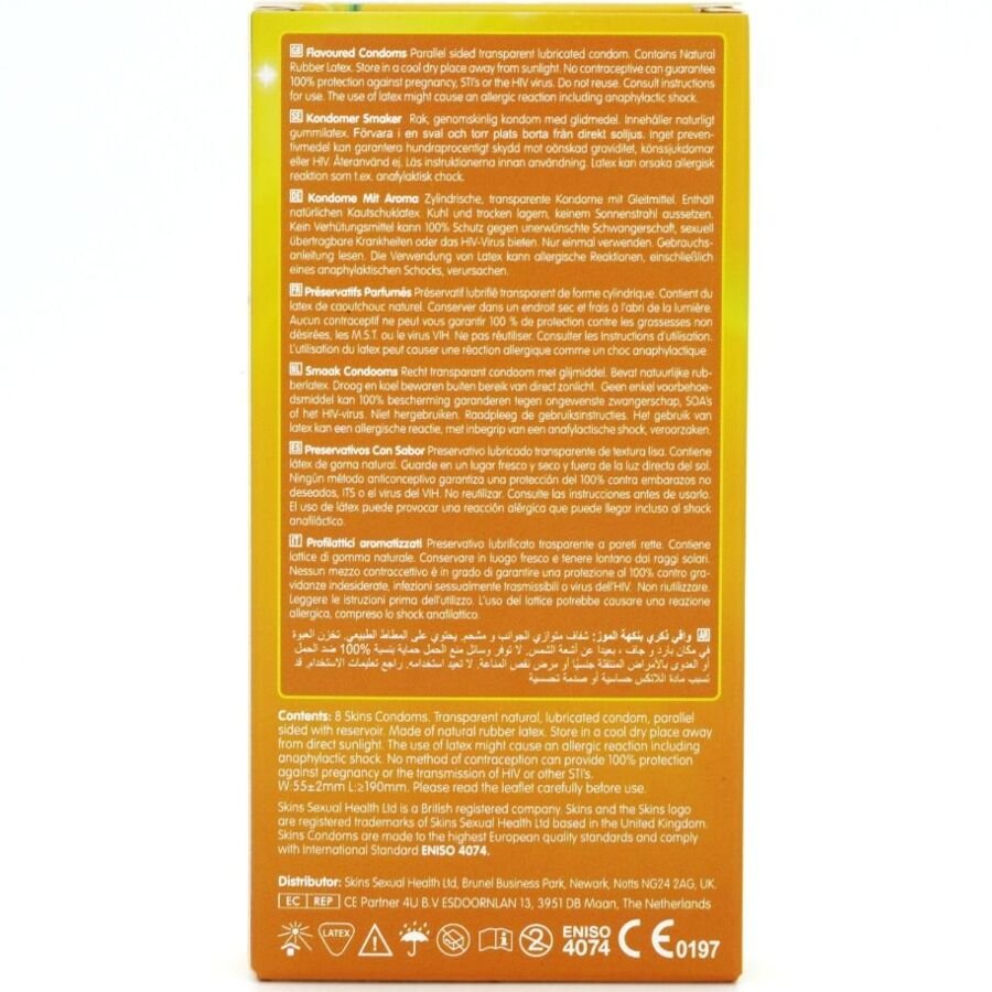 SKINS - PRESERVATIVOS BANANA PREMIUM PACOTE COM 8 - Image 4