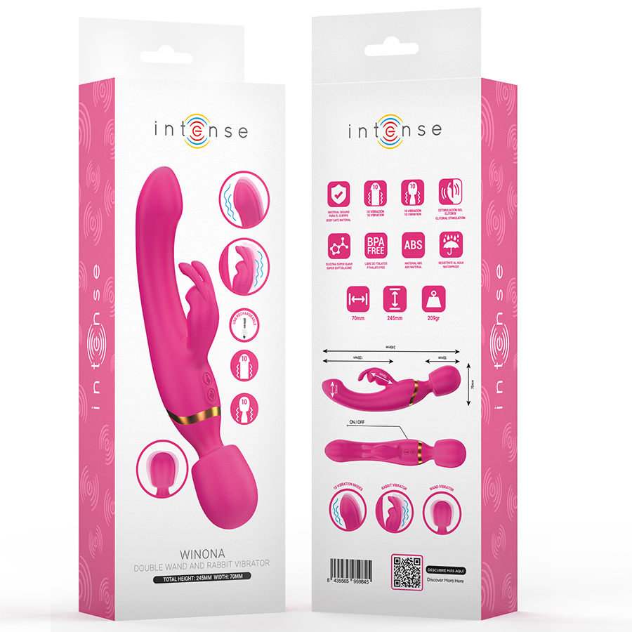 INTENSE - VIBRADOR DUPLO WINONA COELHO E VARINHA - Image 4