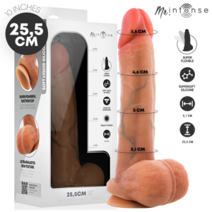 MR INTENSE – GARY XL PÊNIS DE SILICONE ULTRA-REALISTA COM TESTÍCULOS 25,5 CM -Ø- 5,1 CM