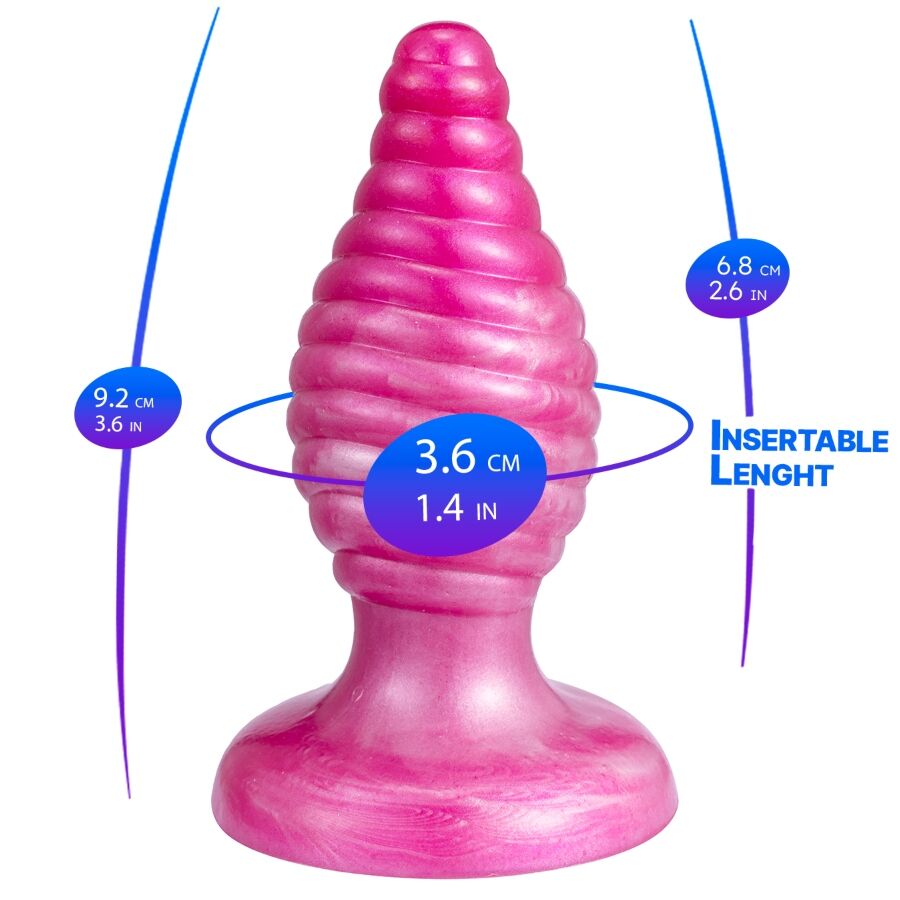 SILEXD - CHERRY PLUG ANAL FANTASY DE SILICONE LÍQUIDO TERMOREATIVO ROSA 9,2 CM - Image 2