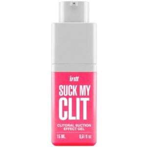 INTT – SUCK MY CLIT GEL COM EFEITO DE SUCÇÃO MORANGO SILVESTRE 15 ML