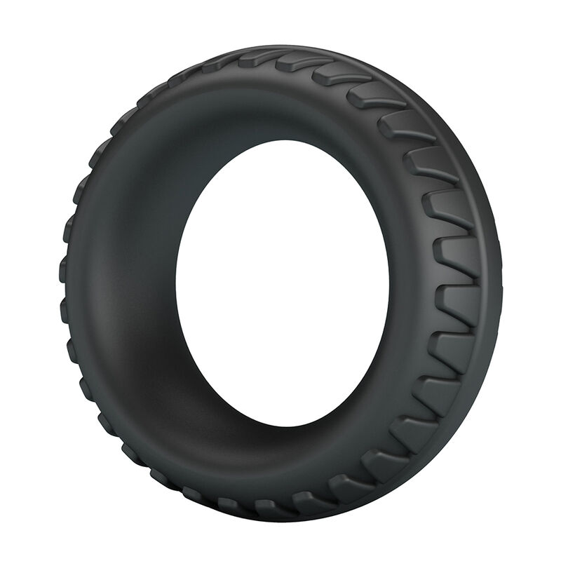 CRAZY BULL - ANEL PENIANO DE SILICONE TEXTURIZADO MERRITT PRETO - Image 2