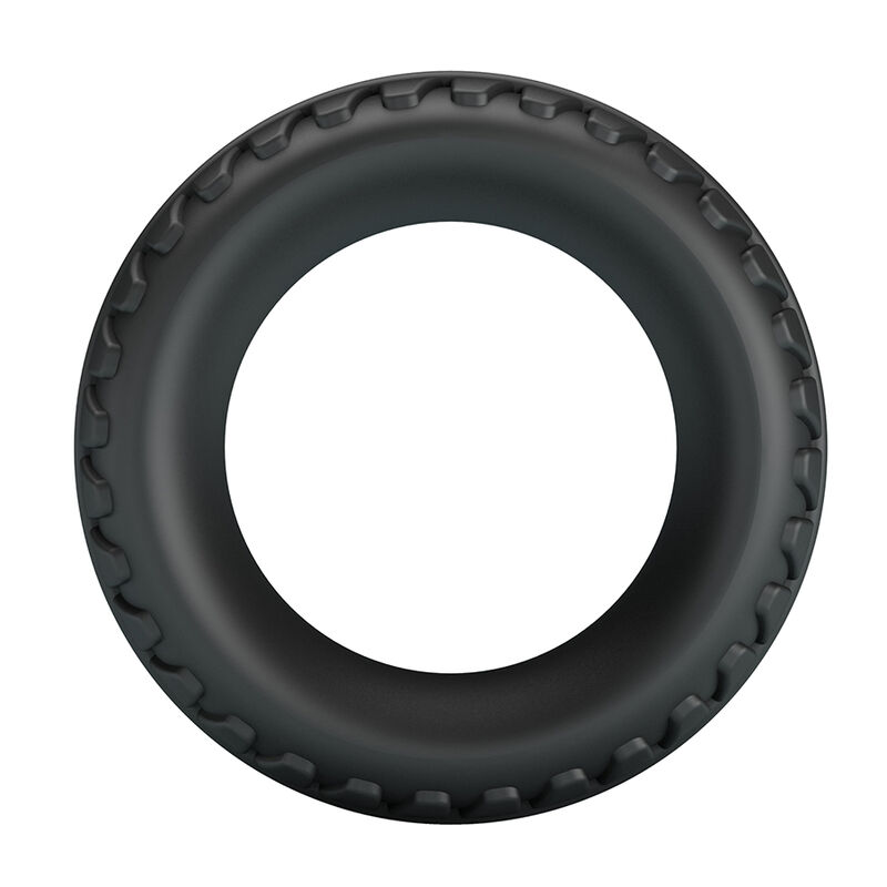 CRAZY BULL - ANEL PENIANO DE SILICONE TEXTURIZADO MERRITT PRETO - Image 3