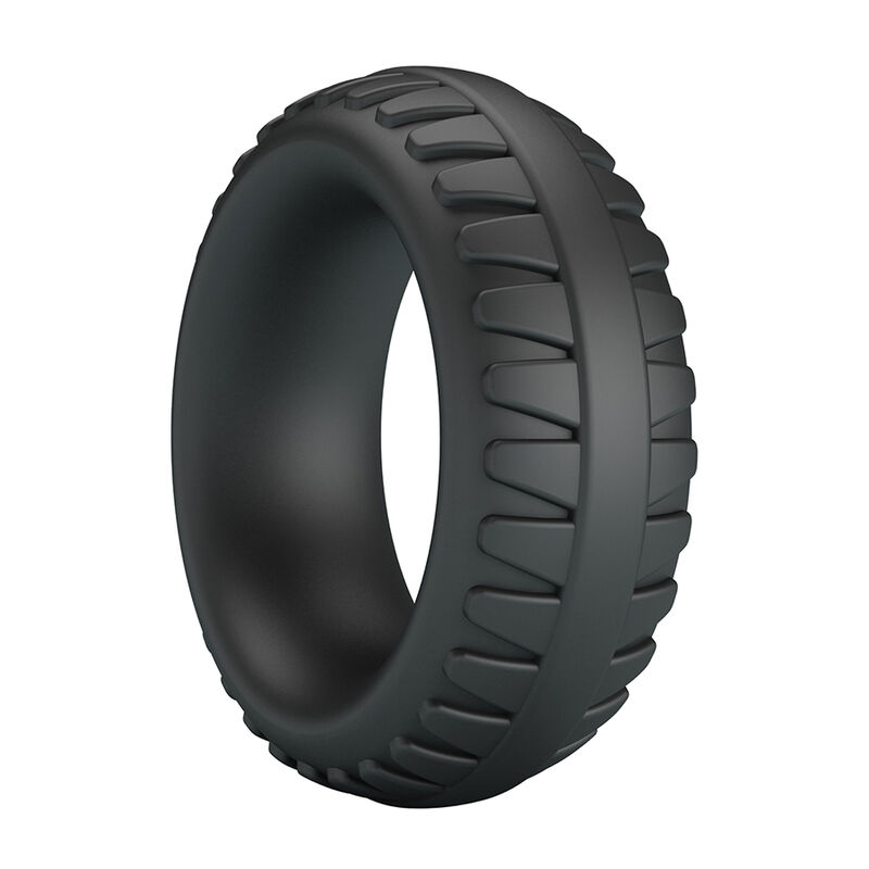 CRAZY BULL - ANEL PENIANO DE SILICONE TEXTURIZADO MERRITT PRETO - Image 5