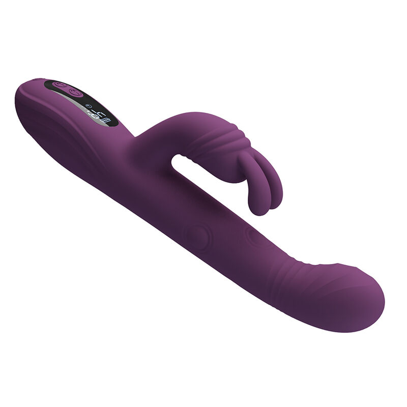 PRETTY LOVE - DEE VIBRADOR MULTIFUNCIONAL COELHO OSCILAÇÃO E PERCUSSÃO ROXO - Image 3