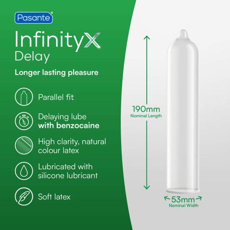 PASANTE - CAMISINHAS DELAY INFINITY - 12 UNIDADES - Image 3