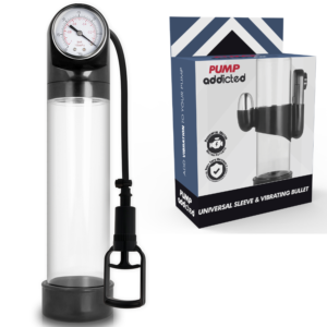 PUMP ADDICTED – VIBRADOR TRANSPARENTE RX9
