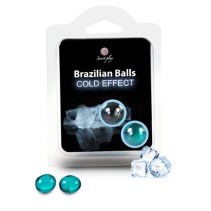 SECRETPLAY – BOLAS BRASILEIRAS EFEITO FRIO 2 UNIDADES