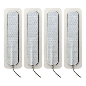 ELECTRASTIM – 4 X ALMOFADAS AUTO ADESIVAS LONGAS 1.5CM X 7.5CM