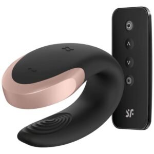 SATISFYER – VIBRADOR DOUBLE LOVE LUXURY PARTNER PRETO