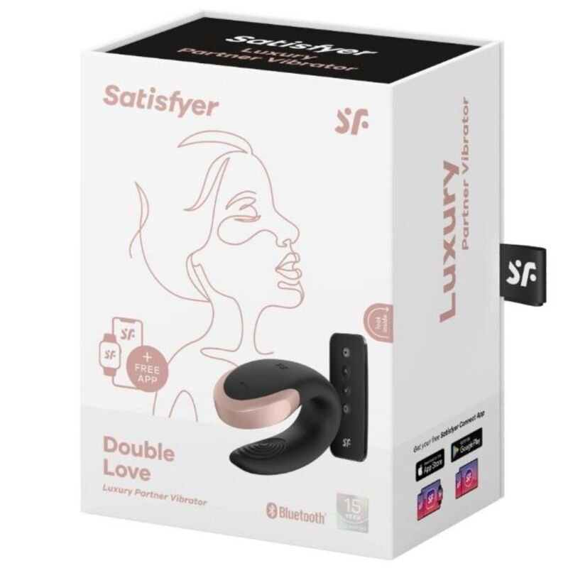 SATISFYER - VIBRADOR DOUBLE LOVE LUXURY PARTNER PRETO - Image 5