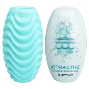 PRETTY LOVE – OVO MASTURBADOR TURQUESA DUPLA FACE