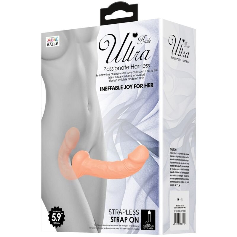BAILE - DILDO DE ARNÊS DE ULTRA APAIXONADO COM ARNÊS SEM APOIO - Image 3