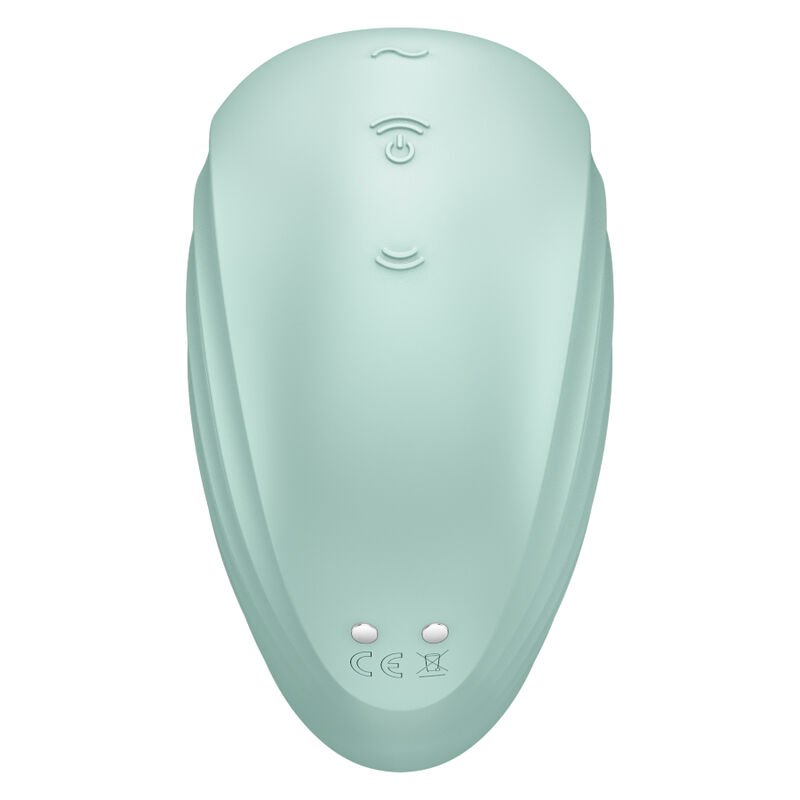 SATISFYER - ESTIMULADOR E VIBRADOR DE PULSO DE AR PEARL DIVER VERDE - Image 3