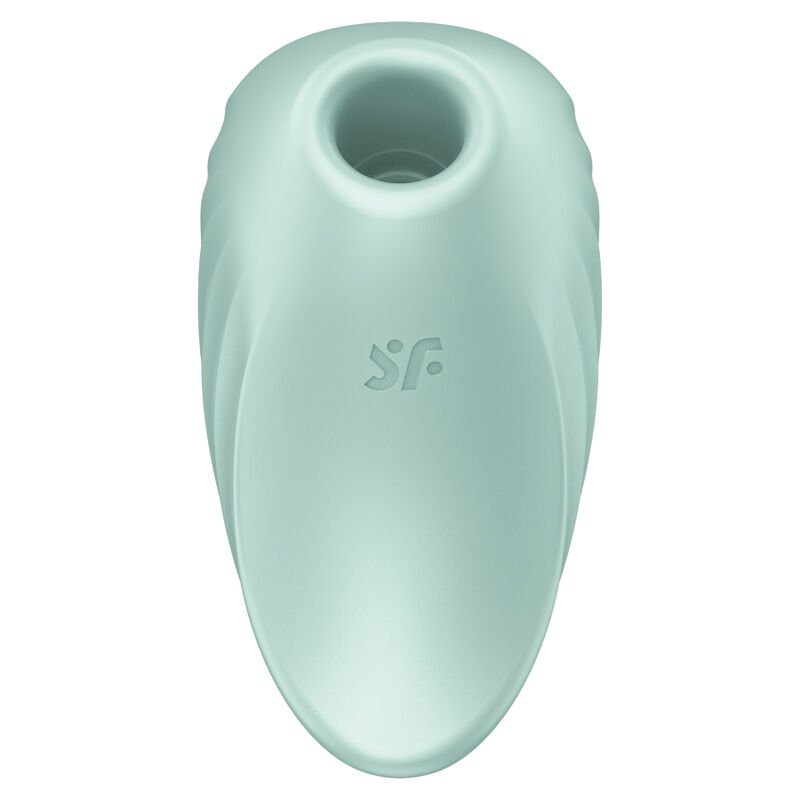 SATISFYER - ESTIMULADOR E VIBRADOR DE PULSO DE AR PEARL DIVER VERDE - Image 2