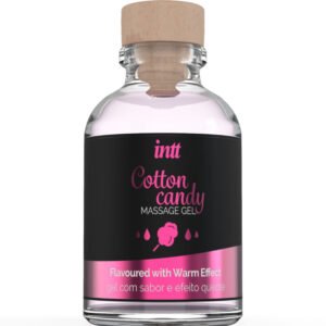 INTT MASSAGE & ORAL SEX – GEL DE MASSAGEM COM SABOR ALGODÃO DOCE E EFEITO AQUECENTE