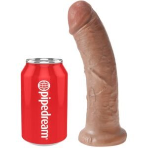 KING COCK – PÊNIS REALÍSTICO 19.5 CM CARAMELO