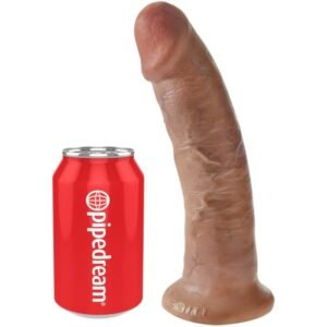 KING COCK – PÊNIS REALÍSTICO 21.7 CM CARAMELO