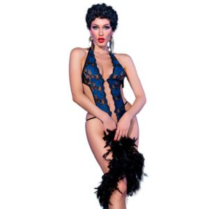 CHILIROSE – BODY CROTCHLESS CR 4479 AZUL S/M