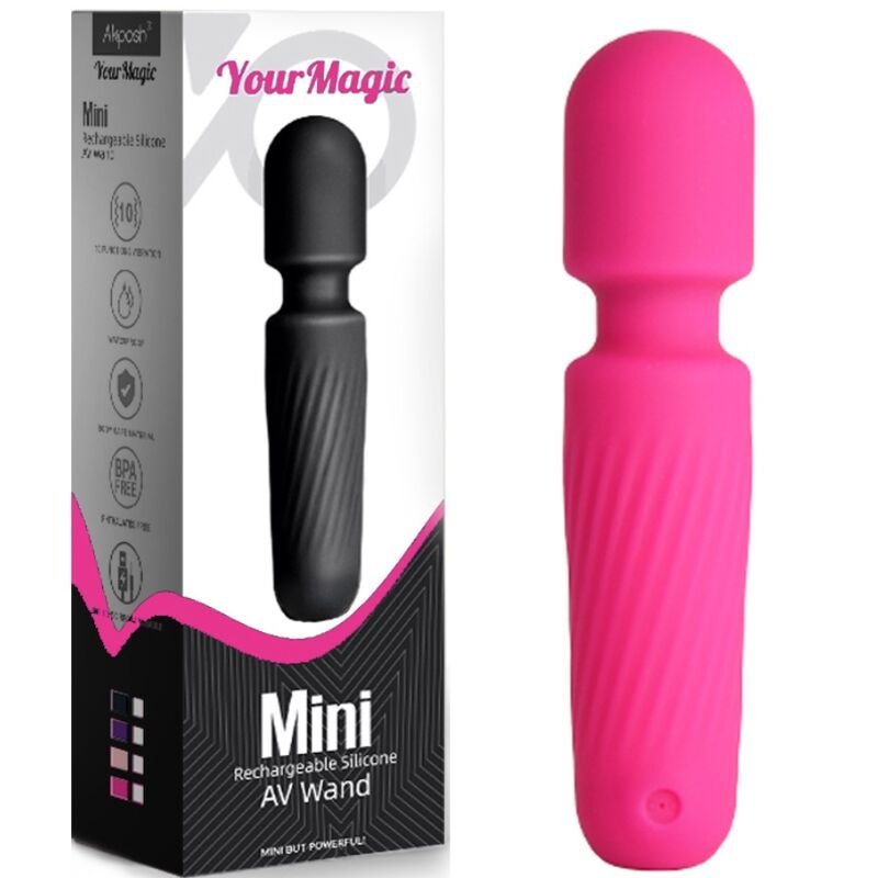 ARMONY - YOUR MAGIC MASSAGER E VIBRADOR RECARREGÁVEL 10 VIBRAÇÕES ROSA - Image 4