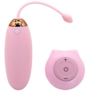 ARMONY – KITTY FUN EGG VIBRADOR CONTROLE REMOTO 10 VIBRAÇÕES ROSA