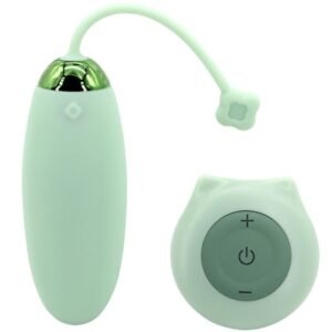 ARMONY – KITTY FUN EGG VIBRADOR CONTROLE REMOTO 10 VIBRAÇÕES VERDE