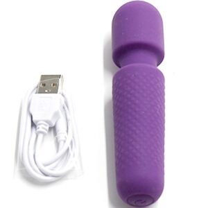 ARMONY – YOUR MAGIC MASSAGER E VIBRADOR RECARREGÁVEL 10 VIBRAÇÕES VARINHA PONTOS ROXO