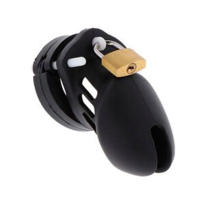 HIDDEN DESIRE – EXTREME CASTIDADE GAIOLA DE SILICONE TAMANHO S PRETO