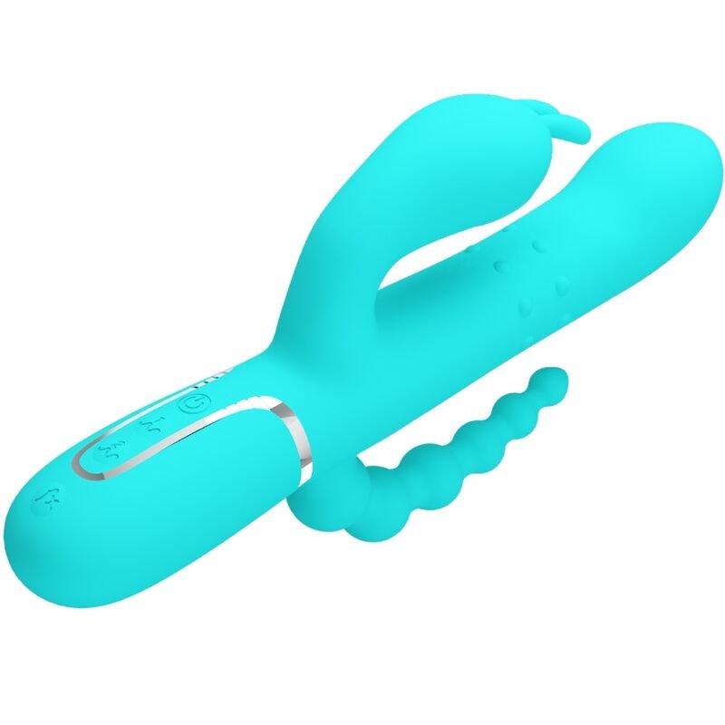 PRETTY LOVE - CAMMY 4 EM 1 MULTIFUNCIONAL TRIPPLE RABBIT VIBRADOR AZUL - Image 2