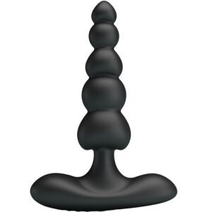PRETTY LOVE – VIBRADOR ANAL CORBAN 10 VIBRAÇÕES PRETO